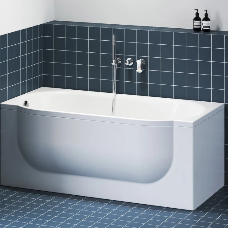 Ravak Badekar Arc Hvid Blank 180x75 cm