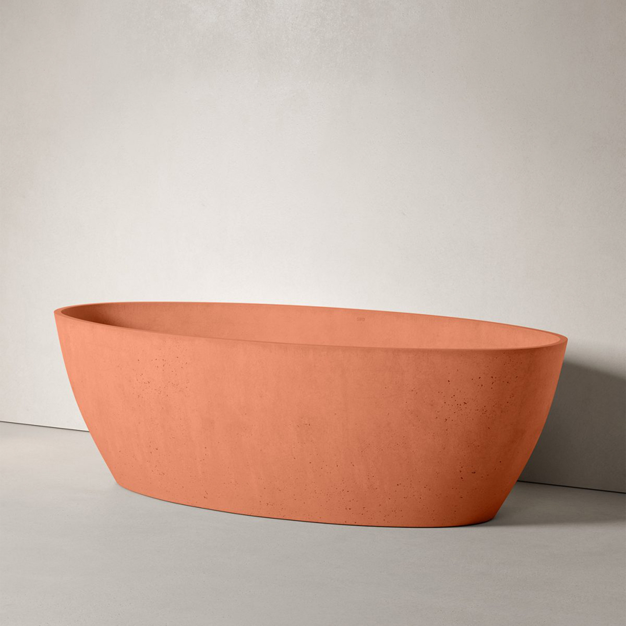 Sira Håndlavet Cement Badekar Fiord Orange Mat