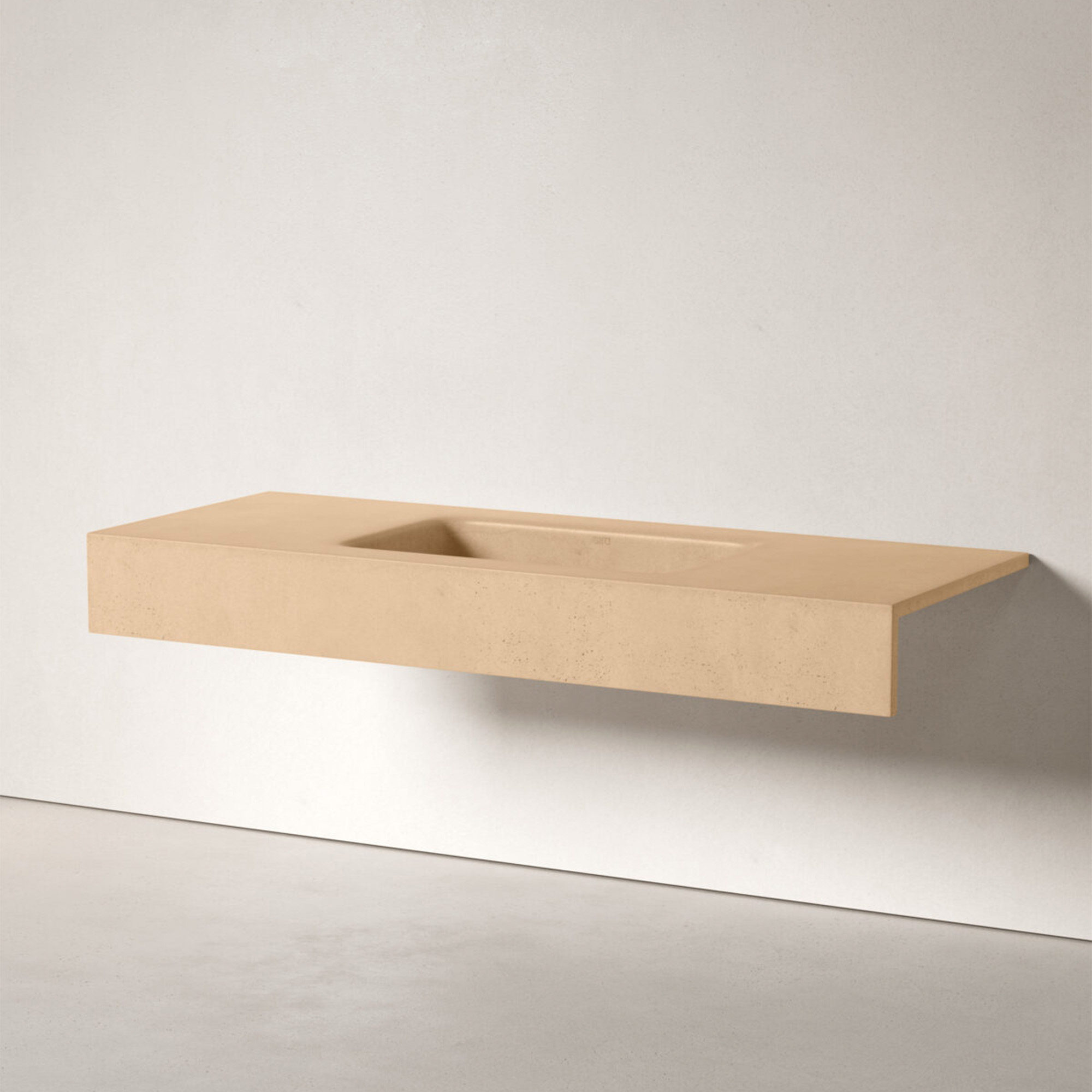 Sira Håndlavet Cement Håndvask Arctic Gul Mat 120 cm