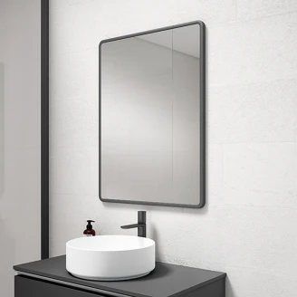 Spejl <strong>Noema</strong>  60x80 cm Mørkegrå Mat