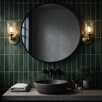 Feiss Væglampe Uno <strong>Huguenot Lake</strong>  Guld