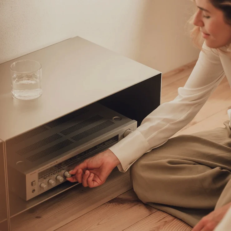 Kaffebord Sommardopp 60 cm Krom