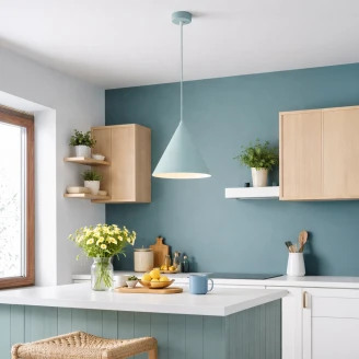 Hængende Lampe <strong>Seattle</strong>  Sort Mat Ø 25 cm