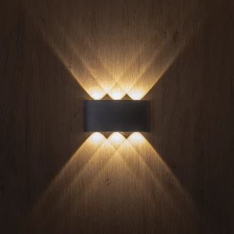 Udendørs Væglampe <strong>Alvik</strong>  Grå Mat