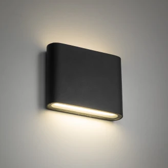 Udendørs Væglampe S <strong>Sundby</strong>  Grå Mat