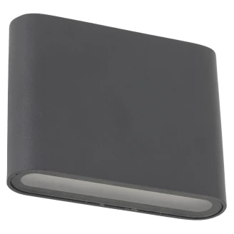 Udendørs Væglampe S <strong>Sundby</strong>  Grå Mat