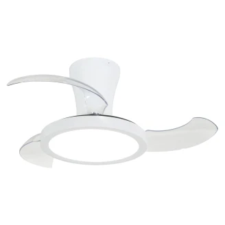 Loftlampe med Ventilator <strong>Halden</strong>  Hvid Mat