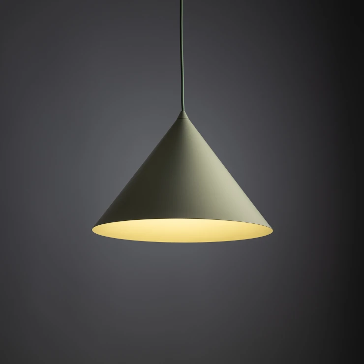 Hængelampe Seattle Grøn Mat Ø 34 cm