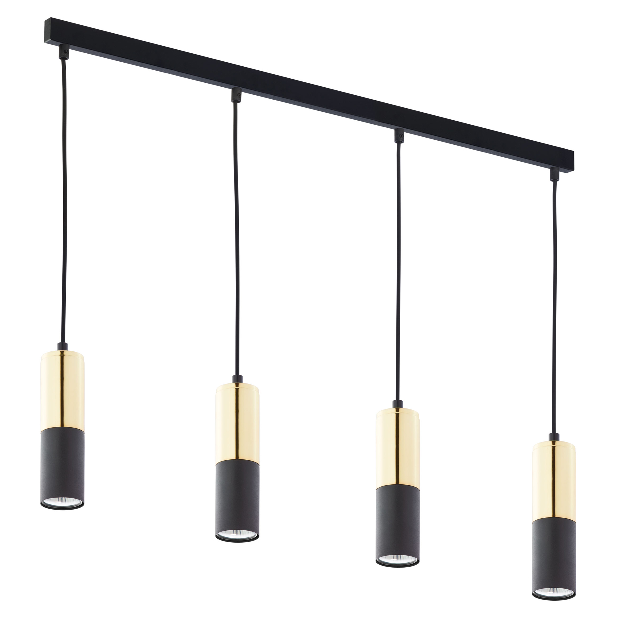 Hængelampe Penta Fado Sort, Guld Mat