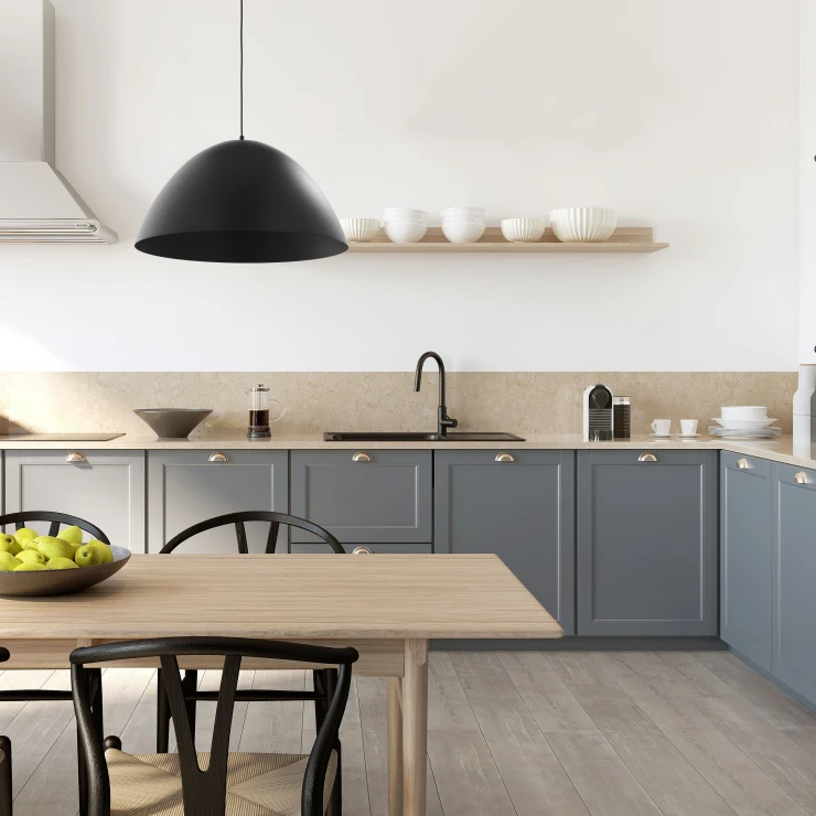 Hængelampe Cortona Sort Mat Ø 50 cm