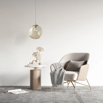 Hængelampe M <strong>Ardea</strong>  Beige Mat