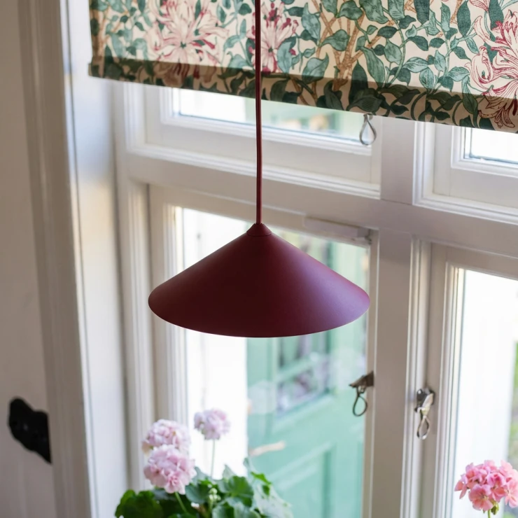 Hængelampe S Bruma Rød Mat