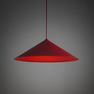 Hængelampe L <strong>Bruma</strong>  Rød Mat