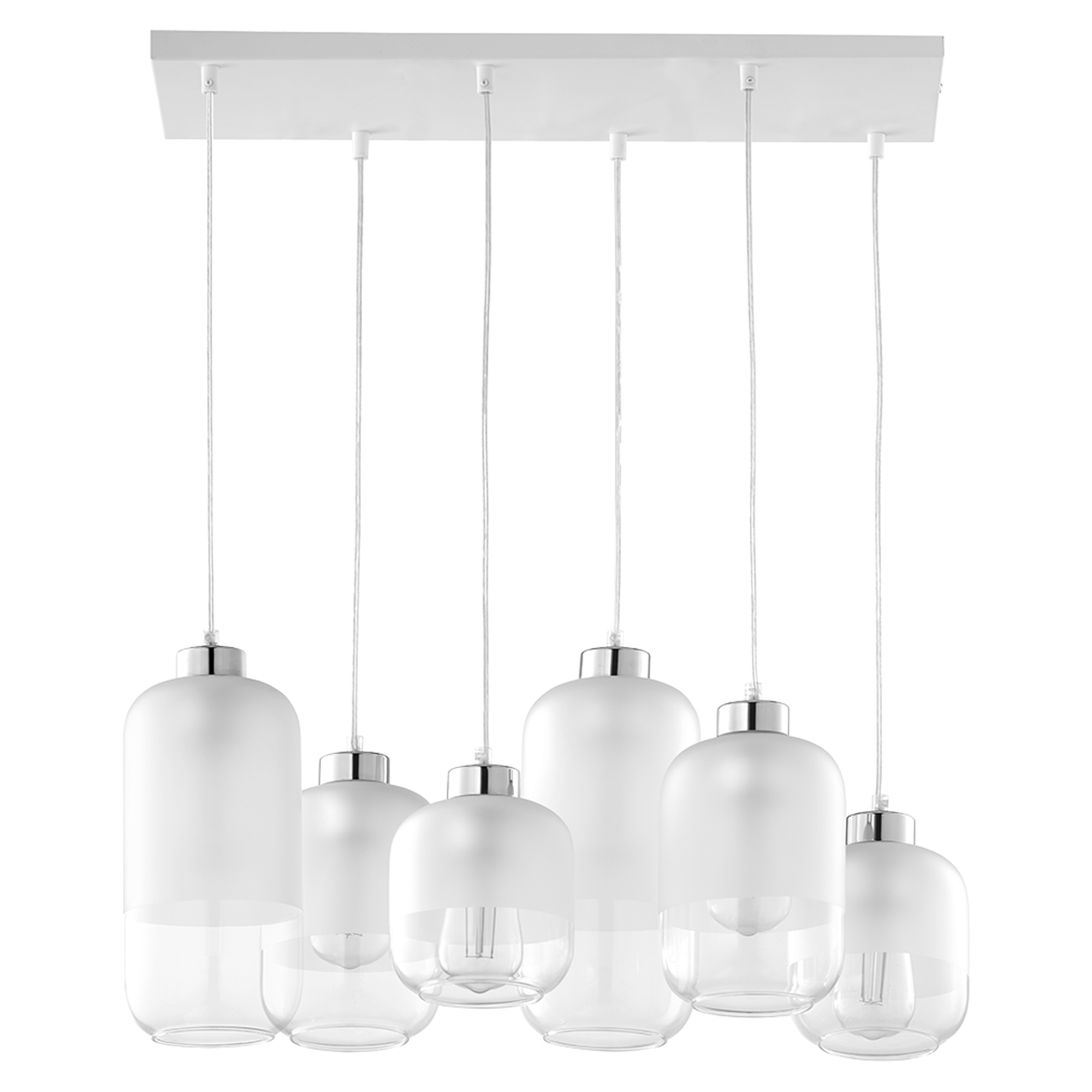 Hængelampe Hexa Polo Sølv Blank