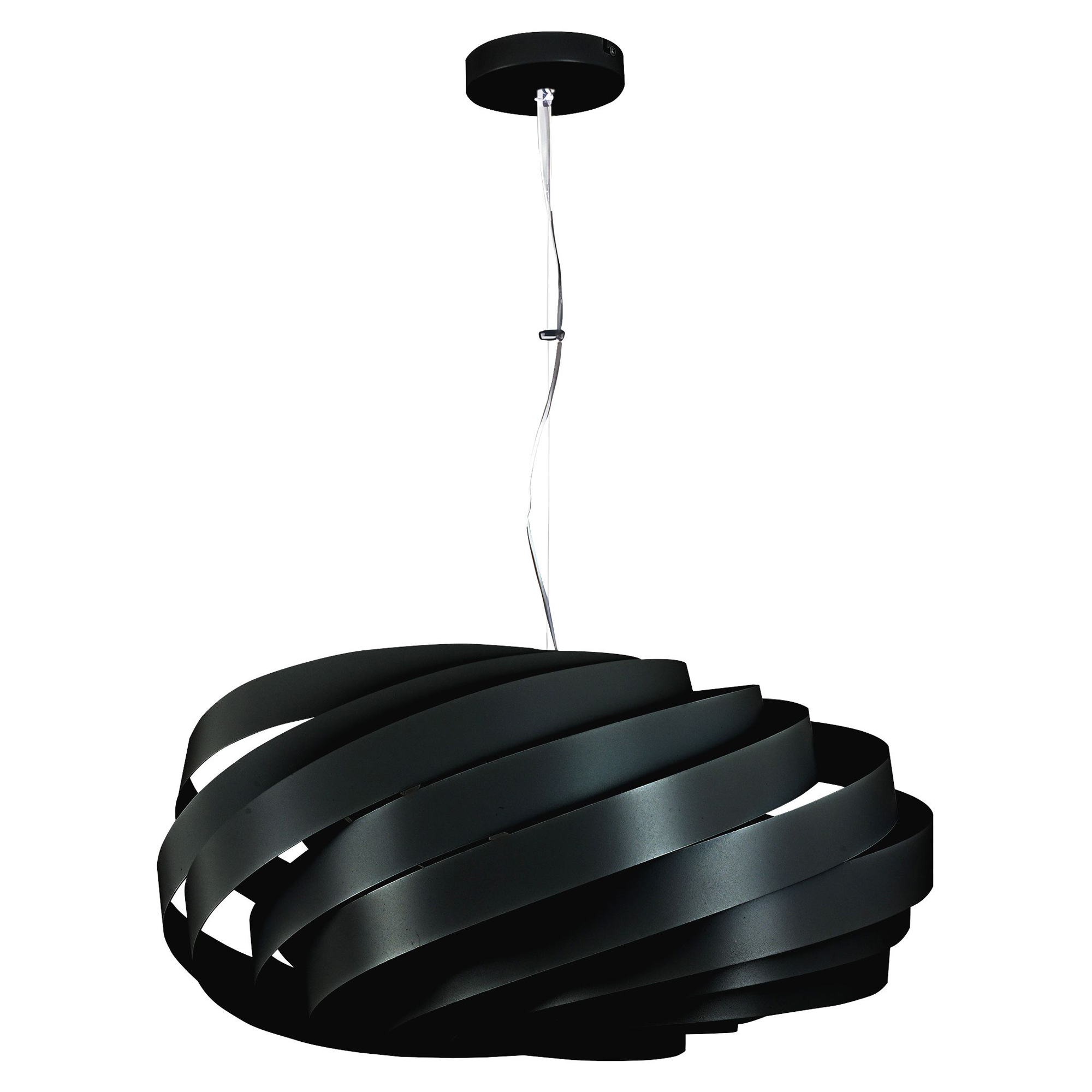 Hængelampe L Nerion Sort Mat