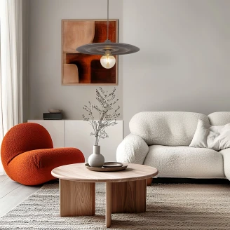 Hængelampe <strong>Solvay</strong>  Brun Mat