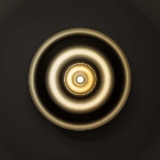 Væglampe L <strong>Solvay</strong>  Brun Mat