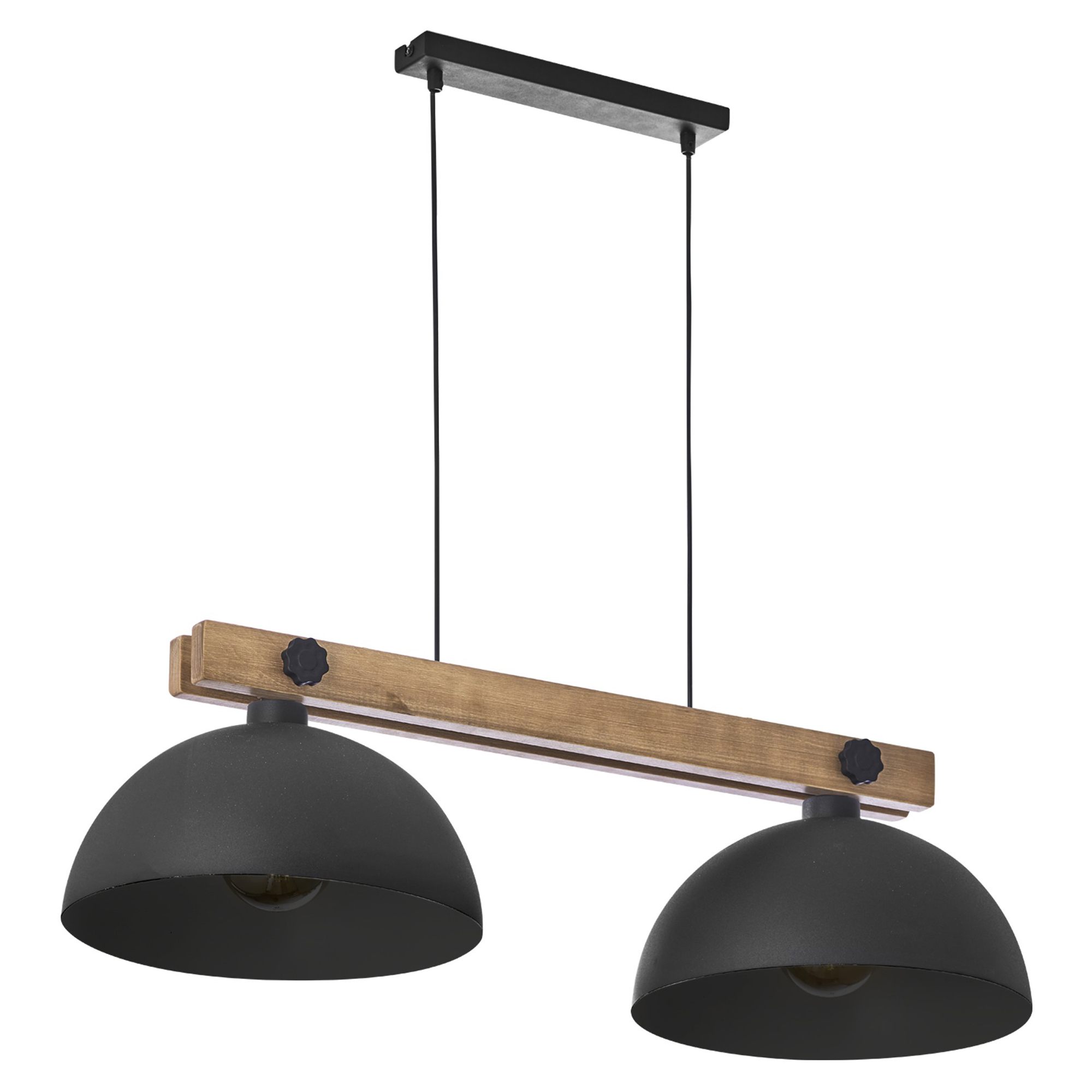 Hængelampe Duo Visby Light Sort Mat