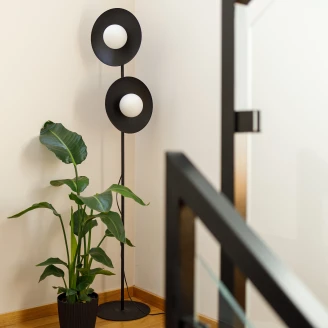 Gulvlampe <strong>Solin</strong>  Sort Mat