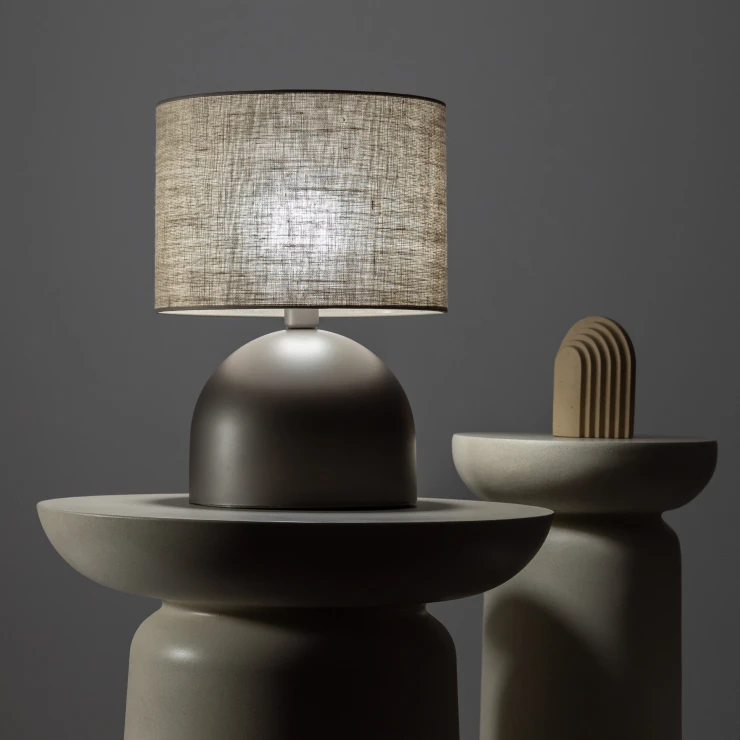 Bordlampe Lucy Brun Mat