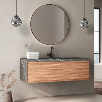 Hængelampe <strong>Axiom</strong>  Grafit Blank Ø 15 cm