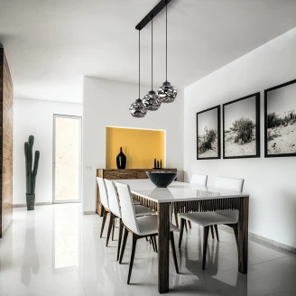 Hængelampe Trio <strong>Axiom</strong>  Grafit Blank 60 cm