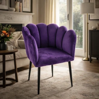 Werner Voss Lænestol <strong>Marlene</strong>  Violet Fløjl