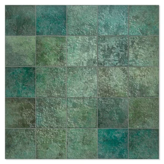 Dune Klinker <strong>Tahiti</strong>  Smaragd Blank 15x15 cm