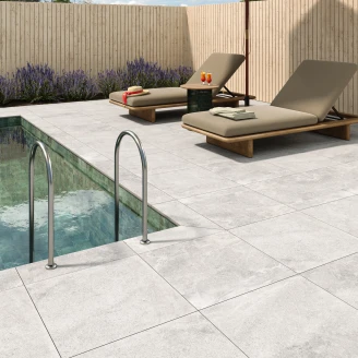 Udendørs Klinker <strong>Empyrio</strong>  Lysegrå Mat 59x59 cm Tykkelse 20 mm