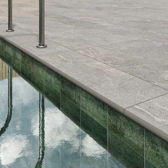 Poolkant Klinker <strong>Empyrio</strong>  Grå Mat 20x60 cm Tykkelse 20 mm