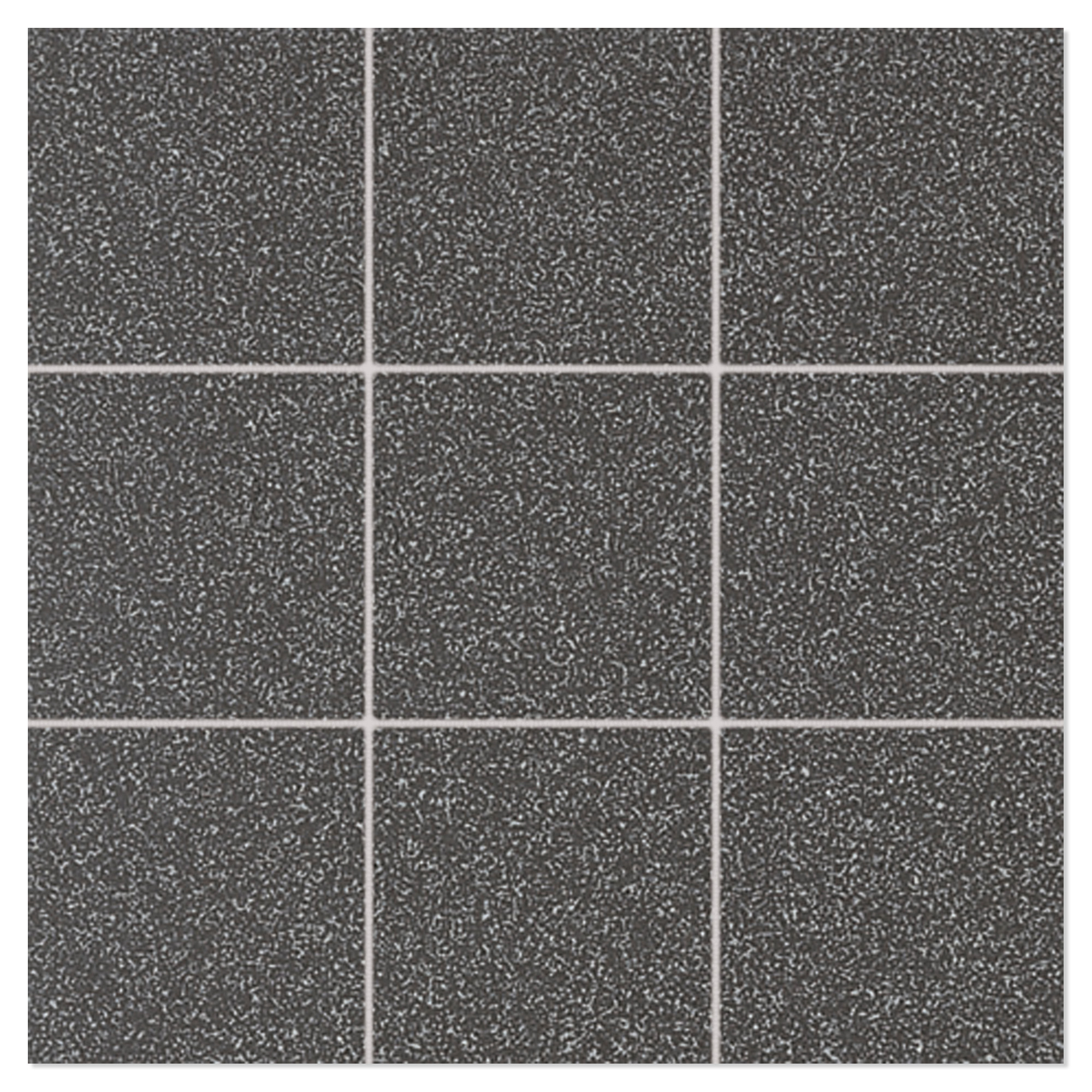 Mosaik Klinker Granitt Sort Mat 30x30 (10x10) cm