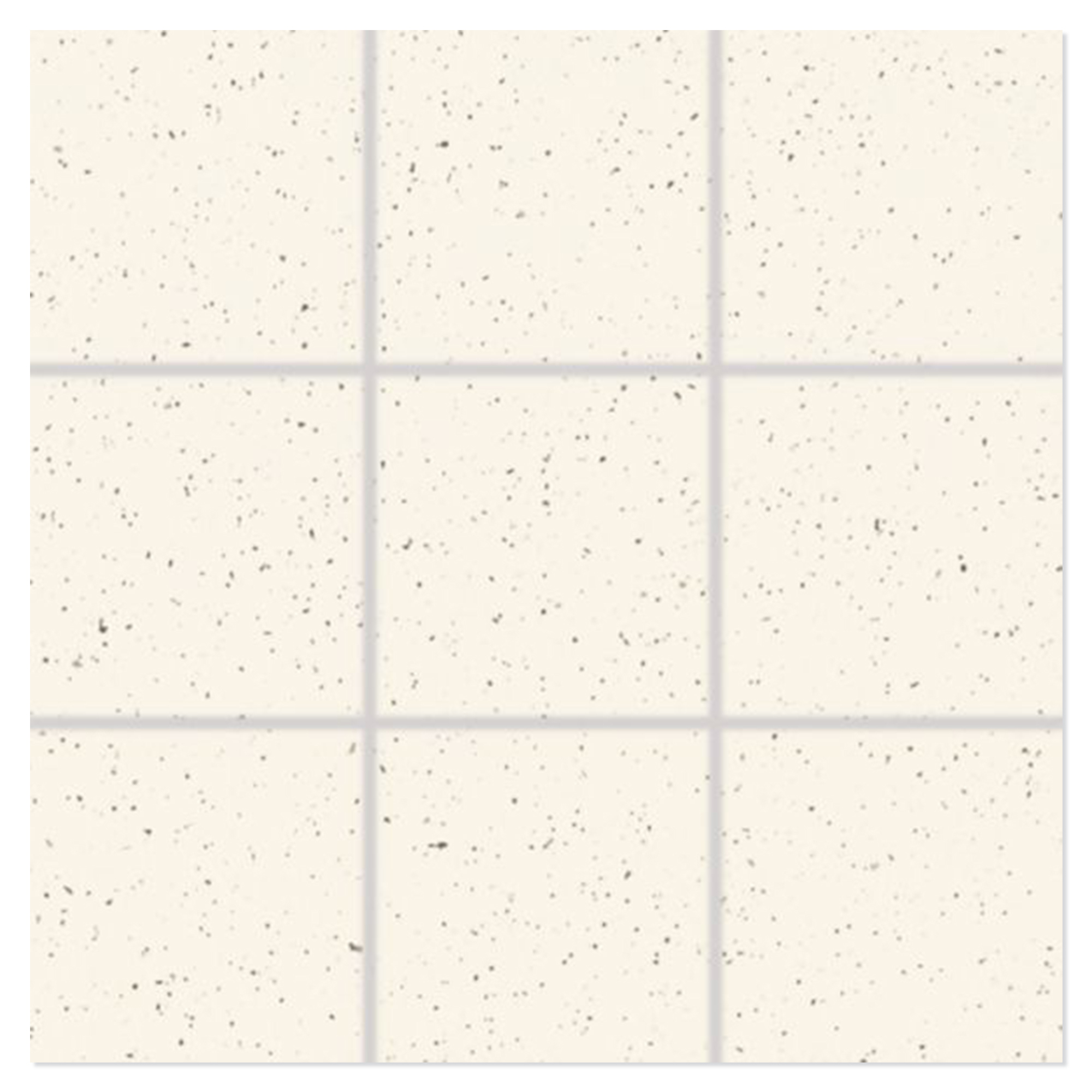 Mosaik Klinker Granitt Hvid Mat 30x30 (10x10) cm