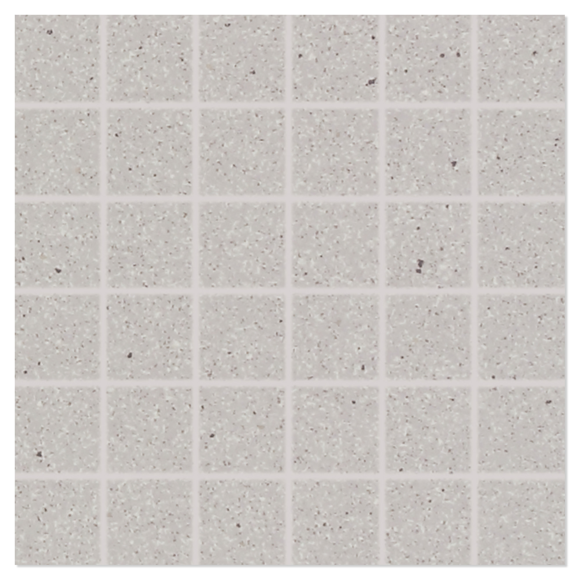 Mosaik Klinker Granitt Lysegrå Mat 30x30 (5x5) cm