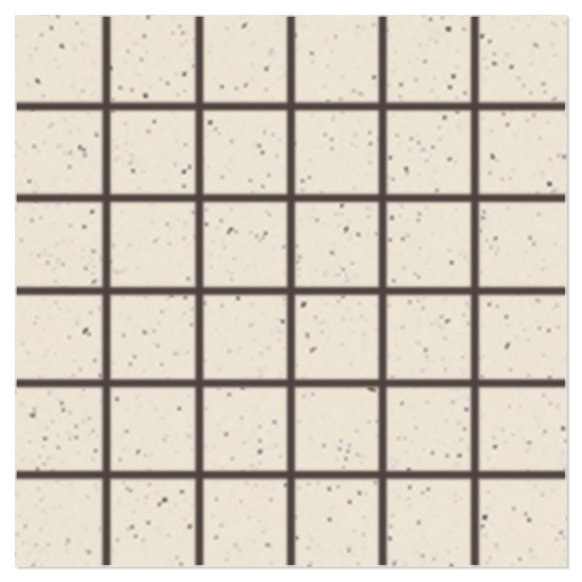 Mosaik Klinker Granitt Beige Mat 30x30 (5x5) cm