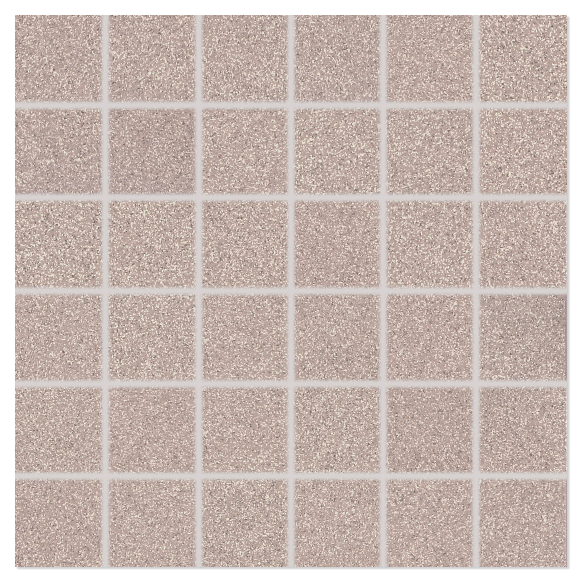 Mosaik Klinker Granitt Grå Beige Mat 30x30 (5x5) cm