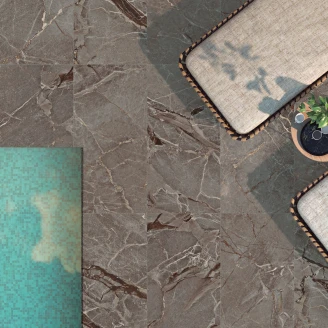 Marmor Klinker <strong>Skymning</strong>  Brun Skridsikker Mat 60x120 cm