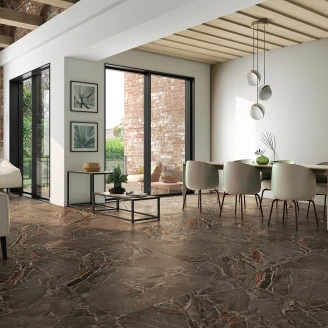 Marmor Klinker <strong>Skymning</strong>  Brun Mat 60x120 cm