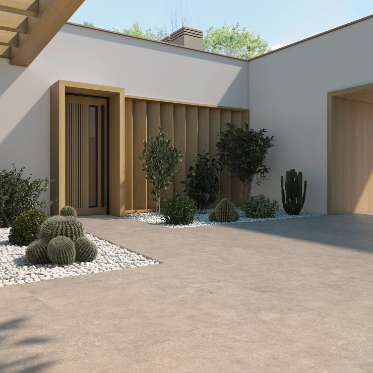 Klinker Atrium Grå Beige Skridsikker Mat 60x120 cm