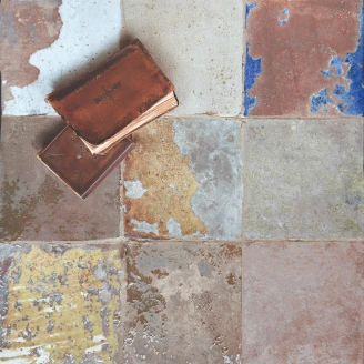 Klinker <strong>Kiln</strong>  Dekorationsmix Mat-Blank Relief 20x20 cm