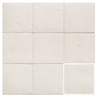 Mainzu Klinker White Season Mat 20x20 cm