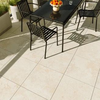 Udendørs Klinker <strong>Pienza</strong>  Beige Mat 60x60 cm Tykkelse 20 mm