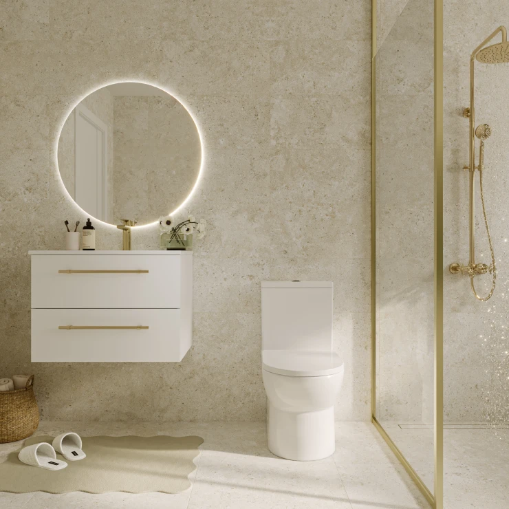 Klinker Kalksten Sand Gråbeige Mat 30x61 cm