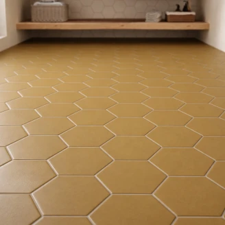 Hexagon Klinker <strong>Sekel</strong>  Flake Mat 15x17 cm