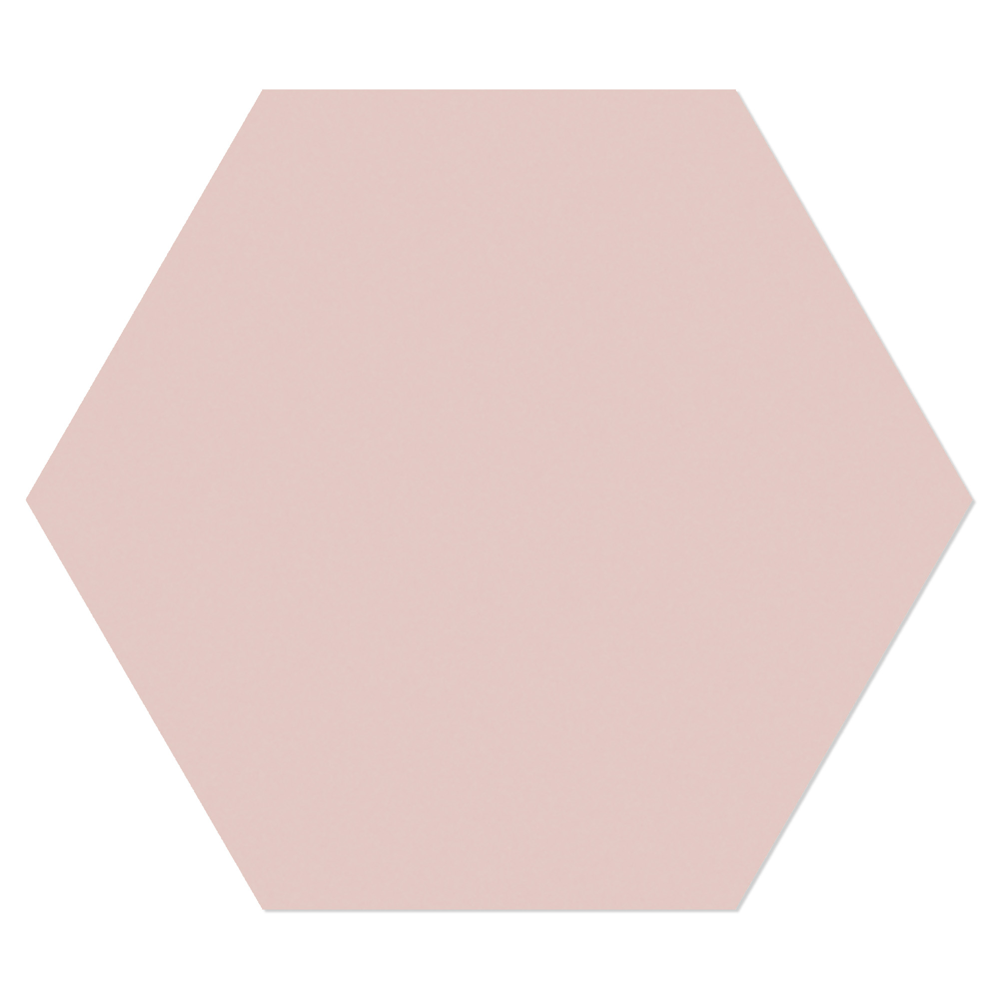 Hexagon Klinker Sekel Rosa Mat 15x17 cm