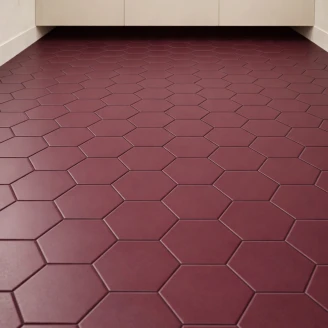 Hexagon Klinker <strong>Sekel</strong>  Læderbrun Mat 15x17 cm