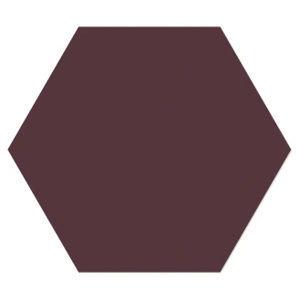Hexagon Klinker <strong>Sekel</strong>  Læderbrun Mat 15x17 cm
