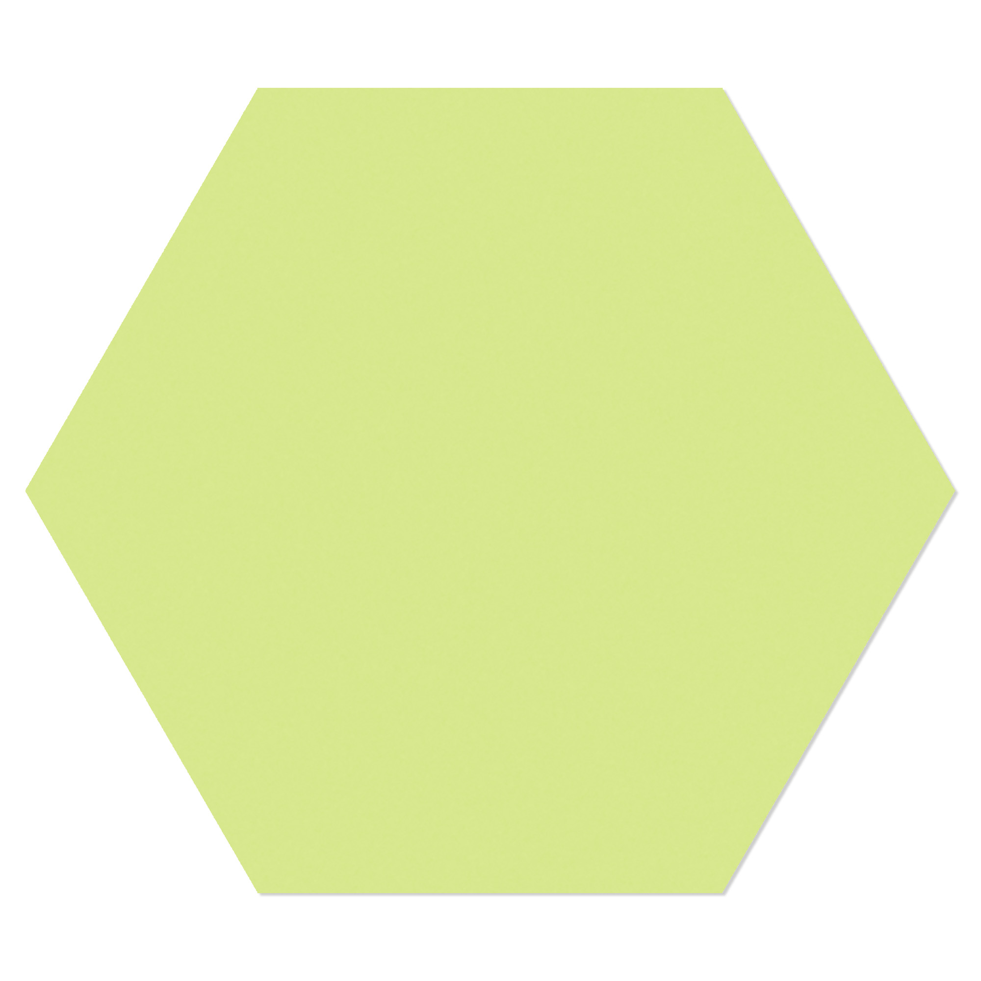 Hexagon Klinker Sekel Lysgrøn Mat 15x17 cm