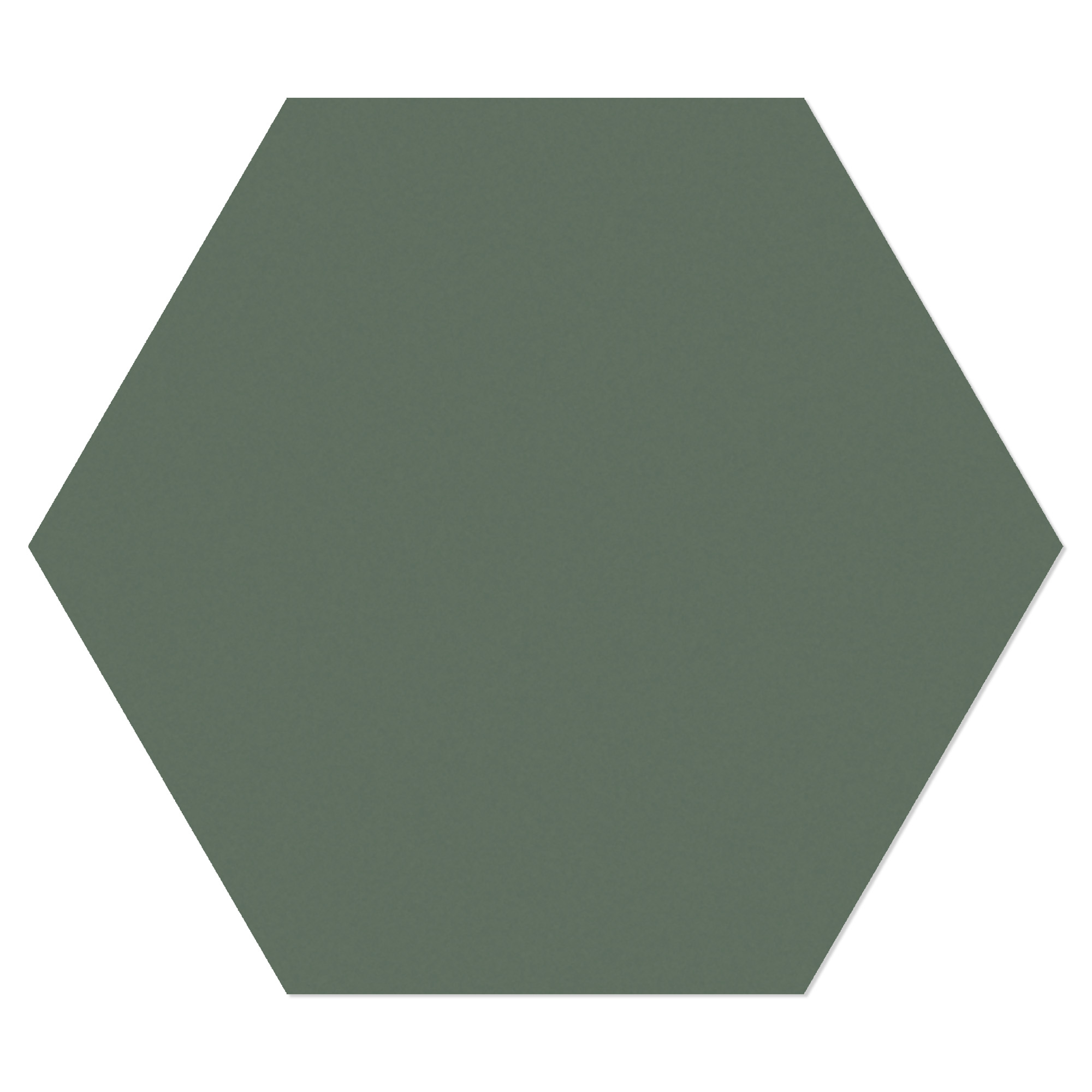 Hexagon Klinker Sekel Mørkgrøn Mat 15x17 cm