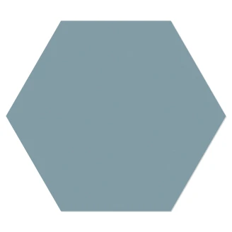 Hexagon Klinker <strong>Sekel</strong>  Blå Mat 15x17 cm