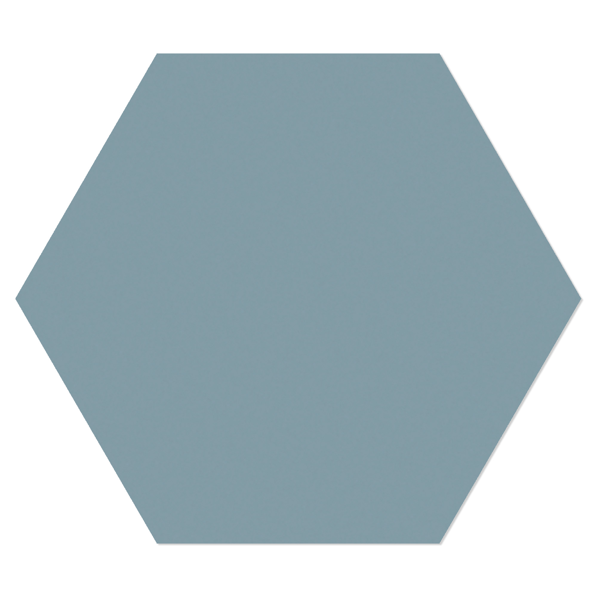 Hexagon Klinker Sekel Blå Mat 15x17 cm